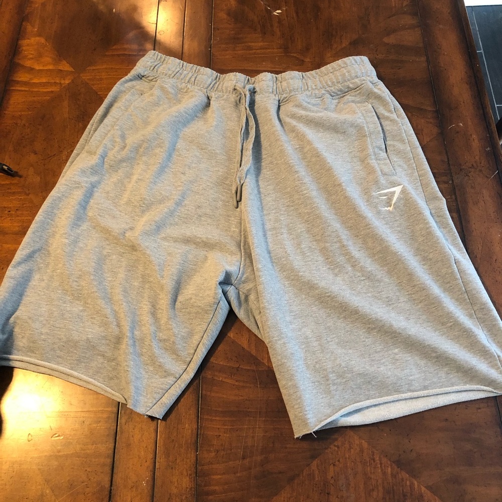 XL grey gymshark sweat shorts